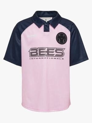 Hummel JR Loose Tiger Soccer T-skjorte, Roseate Spoonbil