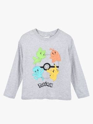 Pokémon T-skjorte, Lysegrå