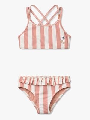 LIEWOOD Belle Bikini, Coral blush/creme de la creme stripe