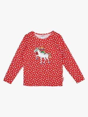 Pippi Langstrømpe Langermet Genser, Red