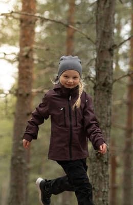 Lindberg Nordvind Skalljakke, Plum