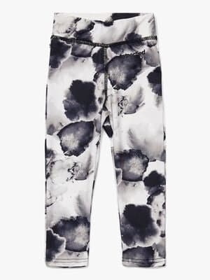 Hyperfied Tights, Black/Grey Watercolor