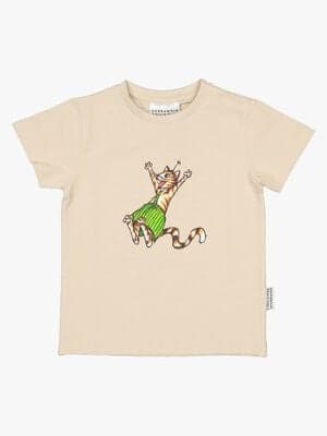 Geggamoja T-skjorte Gubben & Katten, Beige