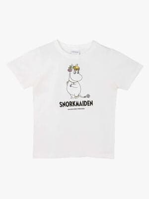 Mummitrollet Karakter Snorkfrøken T-skjorte, Hvit