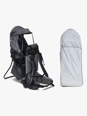 North 13.5 Adventure Bæremeis med Støtte Inkl. Regntrekk, Grey