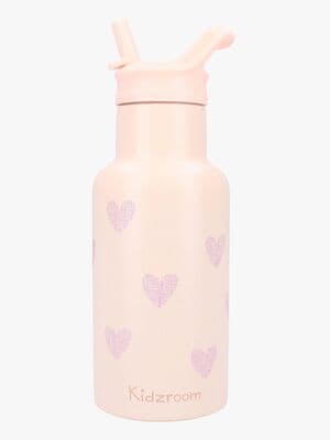 Kidzroom Rustfritt stål Vannflaske 350ml, Magic Meadows Rosa