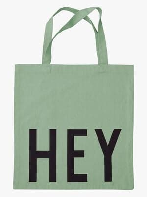 Design Letters Favourite Tøypose Hey, Light Green