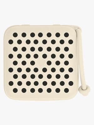 BIBS Studio Smokkboks Polka, Ivory/Black