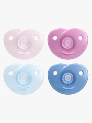 Philips Avent Soothie Smokk 0-6 Måneder, Rosa/Blå