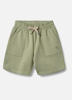 Wheat Elmo Shorts, Green Tea