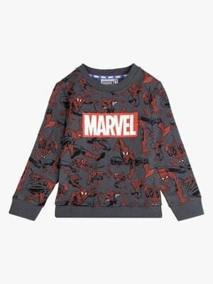 Marvel Spider-Man Genser, Grå/Rød