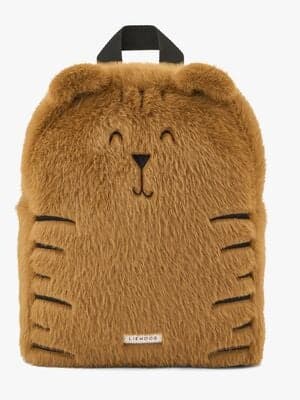 LIEWOOD Denise Tiger Plush Ryggsekk, Golden caramel
