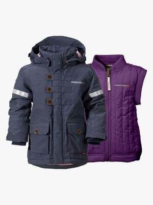 Didriksons Jakke Parkas Odina 2-in-1 Navy