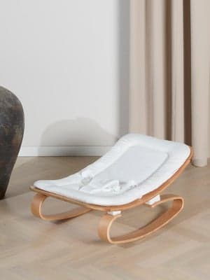 Beemoo PLAY Nordic Vippestol, White/Wood