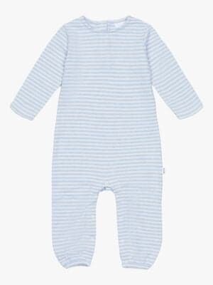 Luca & Lola Natale Jumpsuit, Blue Stripes