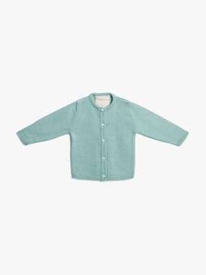 Petite Chérie Atelier Margit Cardigan, Light Green/Dusty Green