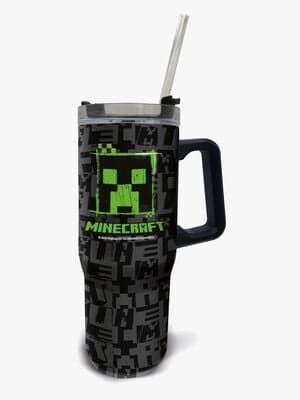 Minecraft Tumbler Vannflaske 940 ml, Svart