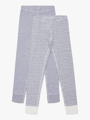 Luca & Lola Toto Stillongs 2-pack, Grey/Stripes