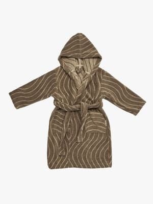 Leander Badekåpe 5-6 År, Mocca