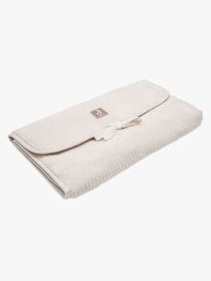 Jollein Cloudy Rib Stellematte med Oppbevaringslommer, Oatmeal