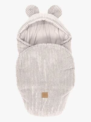 MeowBaby Aesthetic Svøpeteppe med Bjørneører, Ecru