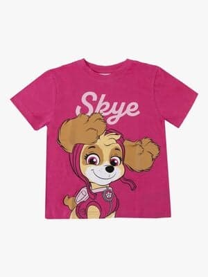 Paw Patrol T-skjorte, Mørkerosa