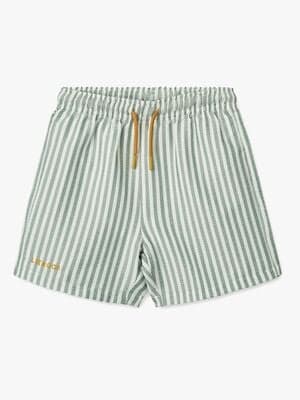 LIEWOOD Duke Stripe Badebukse, Stripe Peppermint/Crisp white