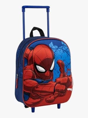 Marvel Spider-Man 3D Trolley Trillekoffert, Blå