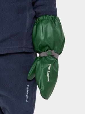 Didriksons Pileglove Fôrede Regnvotter, Pine Green