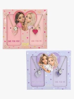 TOPModel Halskjede BFF 2-Pakk, Blandet