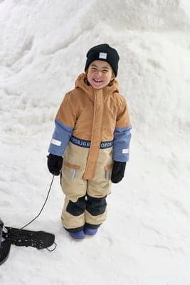 Nordbjørn Whistler Vinterdress, Camel/White Pepper