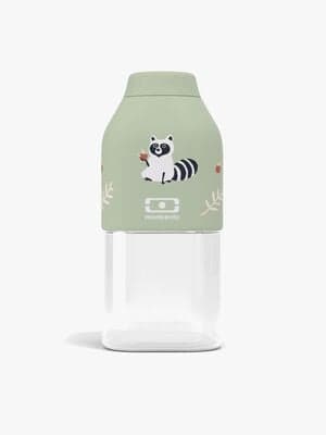 Monbento Positive S Tritan Vannflaske, Raccoon