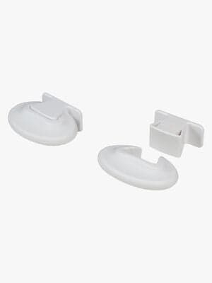 Safe & Care Dørstopper med Lagringsplass, Hvit