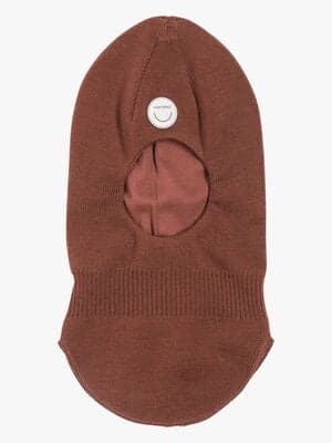 Viking Alv Balaklava Merinoull, Dark Brown