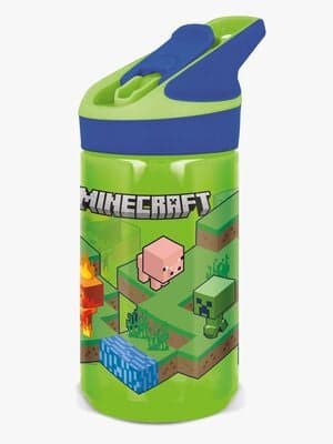 Minecraft Ecozen Vannflaske 480 ml, Grønn