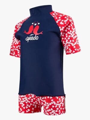 Speedo Spashmaster UV-Sett, Navy/Red