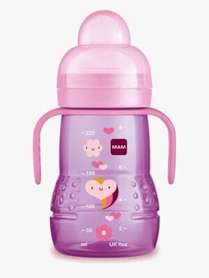 MAM Trainer Tåteflaske 220 ml, Rosa