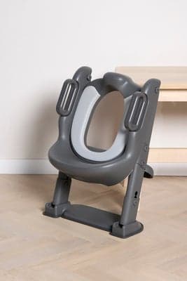Beemoo CARE Assist Toalettsete med Stige, Deep Grey