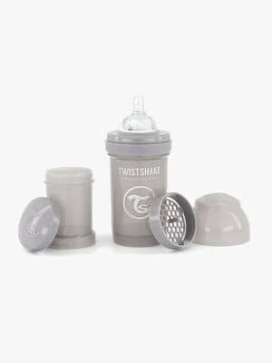 Twistshake Tåteflaske Anti-Kolikk 180 ml, Grå