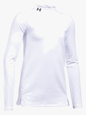 Under Armour Coldgear Mock Treningstrøye, White
