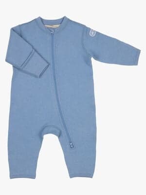 Voksi Fleecedress Merinoull, Blue Bell