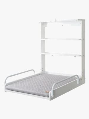 Roba Veggstellebord inkl. Roba Style Stellematte, White/Grey