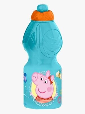Peppa Gris Vannflaske 400ml, Lyseblå