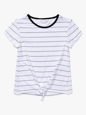 Luca & Lola Barletta Topp, White/Black Stripes