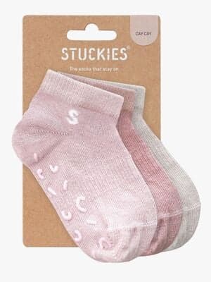 STUCKIES Ankelsokker Anti-slip 3-Pakk, Cay Cay