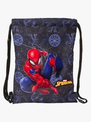 Marvel Spider-Man Treningsbag Attack, Svart/Blå