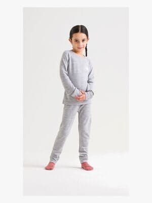 Viking Soft Merino Undertrøye Merinomix, Grå/Lysegrå