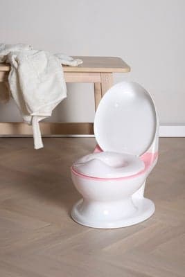 Beemoo CARE Toalettpotte med Lyd, White/Pink