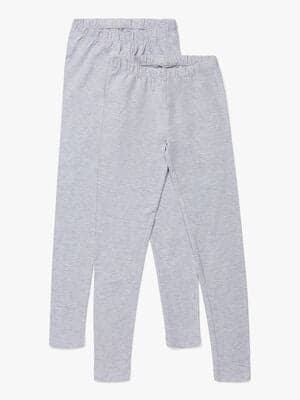 Luca & Lola Agata Leggings 2-pack, Grey Melange