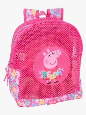 Peppa Gris Anti-Sand Ryggsekk 13L, Rosa